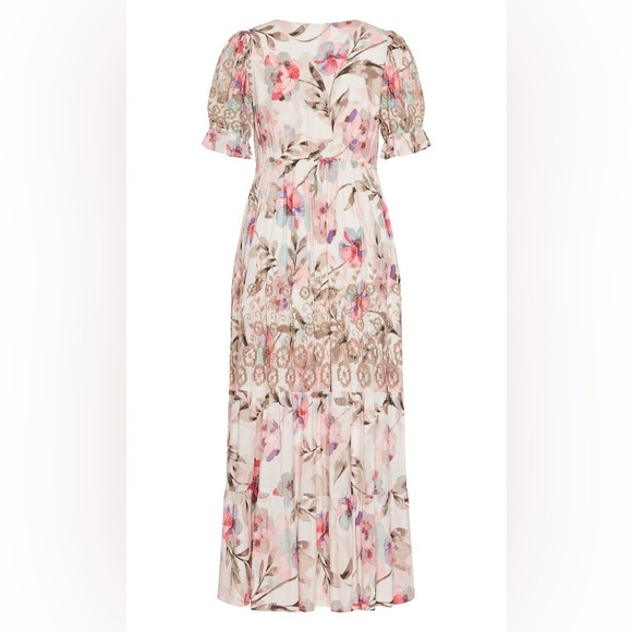 Avenue - ARNA YORK - Emelia Print Maxi Dress - garden Size: 26/28 3X - Picture 5 of 5